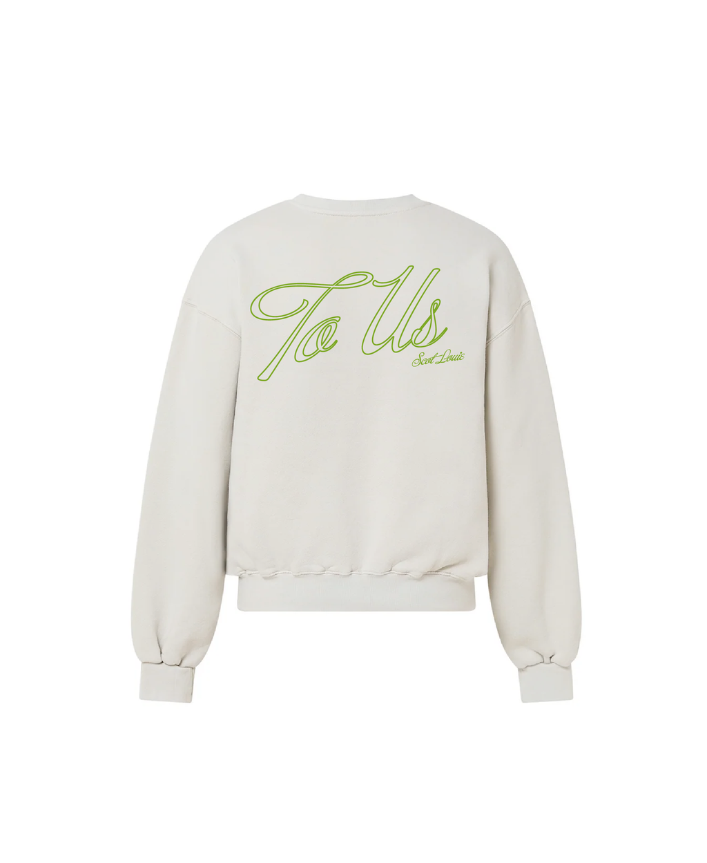 TO US SIGNATURE CREWNECK (BONE)