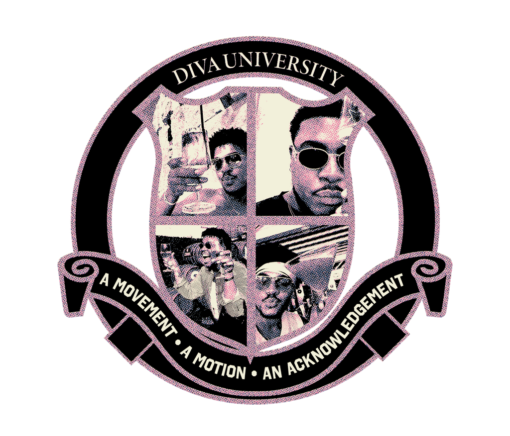 DIVA UNIVERSITY CREWNECK (WASHED BLACK)